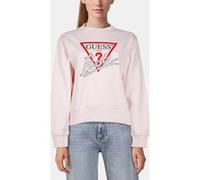 GUESS Cn Icon Sweatshirt Low Key Pink Taille: M | Pulls Outlet | Femme | Rose