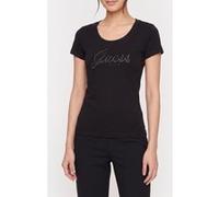 GUESS Cn Ss Embro Script L Jet Black A996 Taille: XS | Chemises Outlet | Femme | Le Noir