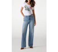 GUESS Cn Ss Leaf Triangle Pure White Taille: S | Chemises Outlet | Femme | Blanche