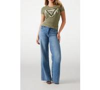GUESS Cn Ss Triangle Palm Lichen Leaf Green Taille: XL | Chemises Outlet | Femme | Vert