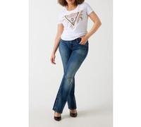GUESS Cn Ss Triangle Palm Pure White Taille: S | Chemises Outlet | Femme | Blanche