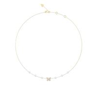 GUESS collier Borboleta 16-18" Pave Borboleta Necklace Yellow Gold doré