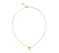 GUESS collier By Your Side 16-18" Heart Necklace Yellow Gold doré