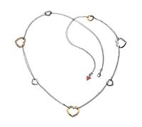 GUESS Collier / Collier UBN81005 Herz-Serie Schwarzversilbert