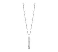 Guess Collier hexagonal en cristal en acier inoxydable UBN29105