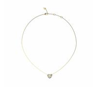 Guess Collier pour femme en forme de cœur doré JUBN04501JWYGT-U, Cristal