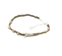 Guess - Collier Textile avec Accents - Femme - Accessoires - Vert - Taille: ONE Size