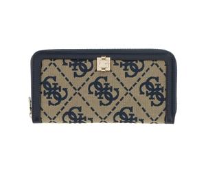 Guess - Compagnon Audrey Grand Monogramme - Femme - Accessoires - Bleu - Taille: ONE Size
