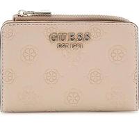 Guess Compagnon / Portefeuille Zarela Slg Large Zip Simply Taupe Logo PD9665156