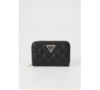 Guess Portefeuille Giully II SLG à fermeture éclair Noir Taille Moyenne