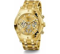 Guess Montre Continental GW0260G4 – Quartz – Acier inoxydable 44 mm – Doré