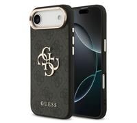 Guess Coque 4G Metal Logo Backcover pour Apple iPhone Air - Gold Edge - Black