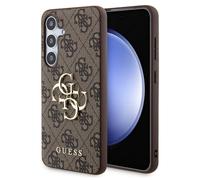 Guess Coque 4G Metal Logo Backcover pour Samsung Galaxy S24 Plus - Marron