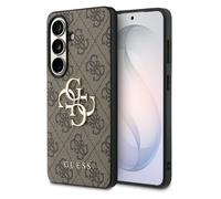 Guess Coque 4G Metal Logo Backcover pour Samsung Galaxy S26 Plus - Marron