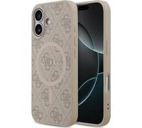 Guess Coque 4G Metal Logo MagSafe pour Apple iPhone 17 - Rose