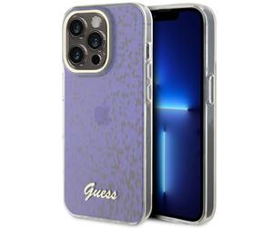 Guess Coque arrière Faceted Mirror pour Apple iPhone 15 Pro - Bleu