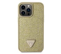 Guess Housse strass triangle or - iPhone 14 Pro Max