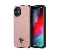 Guess Coque Collection Saffiano Vertical Stitch Compatible iPhone 12 Mini