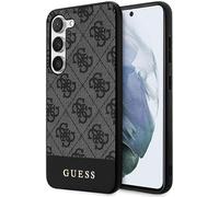 Guess Coque compatible avec Samsung Galaxy S24 - Coque rigide avec logo 4G Noir