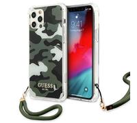 GUESS Coque De Protection Camouflage Pour iPhone 12 Pro Max Vert Camouflage