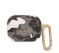 Guess Coque de Protection en Silicone pour Apple AirPods Pro Noir Camouflage