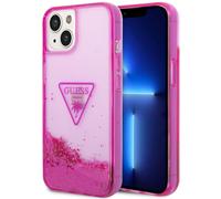 Guess, coque de protection Glitter Palm Apple iPhone 14, rose
