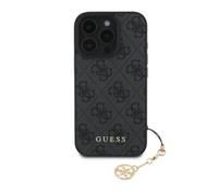 Guess Coque de protection pour iPhone 16 Pro Max avec pendentif Noir