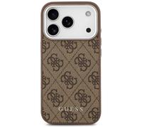 CG Mobile - Coque Guess 4G Classic Logo - Compatible avec MagSafe - iPhone 17 Pro Marron