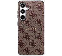 Coque Guess 4G Ring Classic Logo MagSafe pour Samsung Galaxy S25 FE - Brown