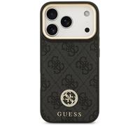 Guess Coque De Téléphone 4g Strass Logo Metal Buttons Magsafe Iphone 17 Pro