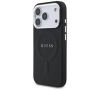 Coque Guess Classic Logo MagSafe Étui pour iPhone 17 Pro Noir