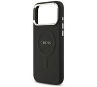 CG Mobile Coque Guess Classic Logo Compatible avec MagSafe pour iPhone 17 Pro Max Noir