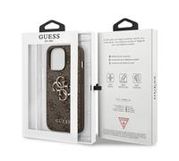 Guess Coque de protection GUHCP13L4GMGBR pour iPhone 13 Pro / 13 6,1" Big Metal Logo