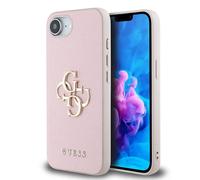 Guess Coque De Téléphone Pu Grained 4g Metal Logo Iphone 16e
