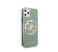 Guess Coque Glitter 4G Circle Series pour iPhone 11 Pro Kaki