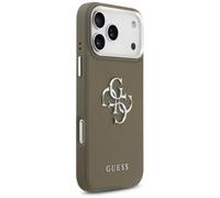 Guess Coque Grainée Avec Grand Logo Classique Pour Iphone 17 Pro Max 4g