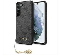 Guess Coque GUHCS23SGF4GGR Samsung S23 S911 Gris 4G Charms Collection