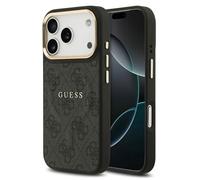 CG Mobile Guess - Coque MagSafe 4G PU Classic Logo pour iPhone 17 Pro - Noir
