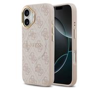 Guess Coque MagSafe Classic avec logo 4G pour Apple iPhone 17 - Rose