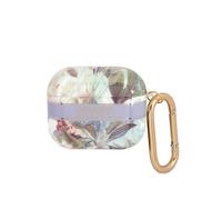 Guess Coque pour AirPods 3 GUA3HHFLU avec mousqueton – design floral pastel multicolore