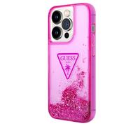 Coque pour Apple iPhone 14 Pro Glitter Palm à paillettes Rose