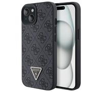 Coque pour Apple iPhone 15 Plus Triangle Strass 4G Noir