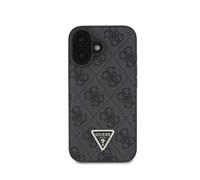 Coque Pour Apple Iphone 16 Édition 4g Strass Triangle Métallisé Guess Noir