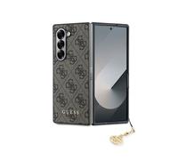 Coque pour Samsung Galaxy Z Fold6 - Guess Hardcase 4G (GUHCZFD6GF4GBR) - Marron