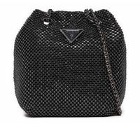 GUESS Cordon Seau Sac Lanière Chaîne Strass Sac Bandoulière en Argent