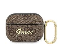 Guess Couverture 4G Script, ?tui pour ?couteurs + casque, Marron