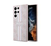 Guess Cover 4G Printed Stripe Pink - Galaxy S23 Ultra
