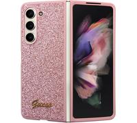 Guess Cover Glitter Script Samsung Galaxy Z Fold5 Pink