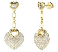 Guess Crazy In Love Jube05210 Earrings Doré Femme