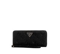 Guess Cresidia Around Grande Fermeture éclair Portefeuille Pochette Noir Taille Unique